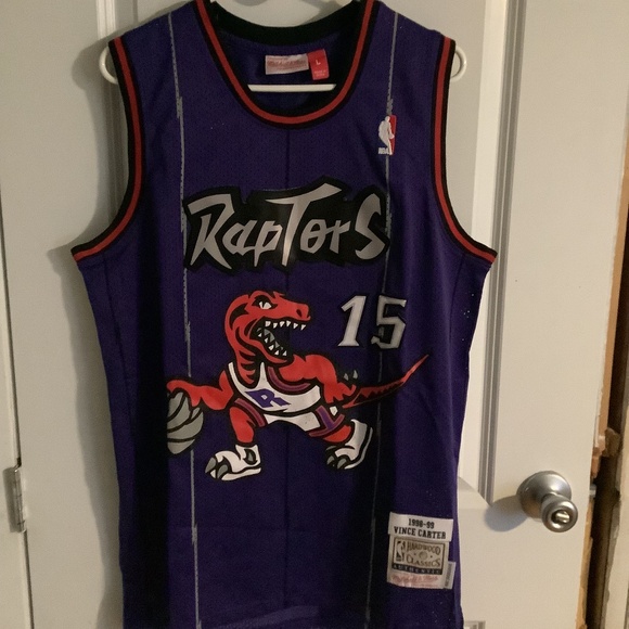 Vince Carter Toronto Raptors Throwback NBA Jersey Mens Large - Picture 1 of 6
